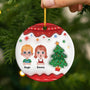 5622OGE2 kinder und weihnachtsbaum personalisierter weihnachtsschmuck_ aus keramik 5622OTTAK