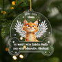 5647OGE1 liebstes hallo schwerster abschied personalisierte acryl ornamente katze mit foto zur erinnerung 5647OKYZD