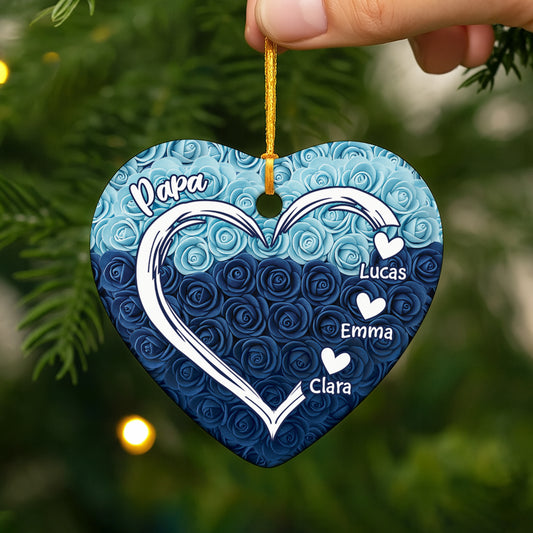 5650OGE2 familie personalisierter weihnachtsschmuck_ herzen 5650OQZA