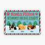 5656EGE2 santa pfoten kommt in die stadt turschild hund personalisiert_ weihnachten 5656ETYAC