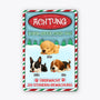 5681EGE2 dieses gebiet wird von hunden uberwacht turschild hund personalisiert_ weihnachten 5681ETYAC