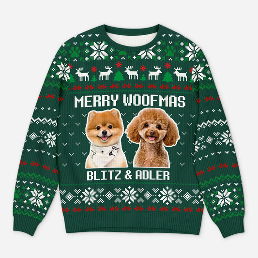 5703WGE1 frohe weihnachten lustiger weihnachtspullover katze hund personalisiert_ mit foto 5703W3LCD_1