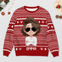 5717WGE2 scheiss drauf lustiger weihnachtspulli personalisiert manner frauen 5717W6LQA