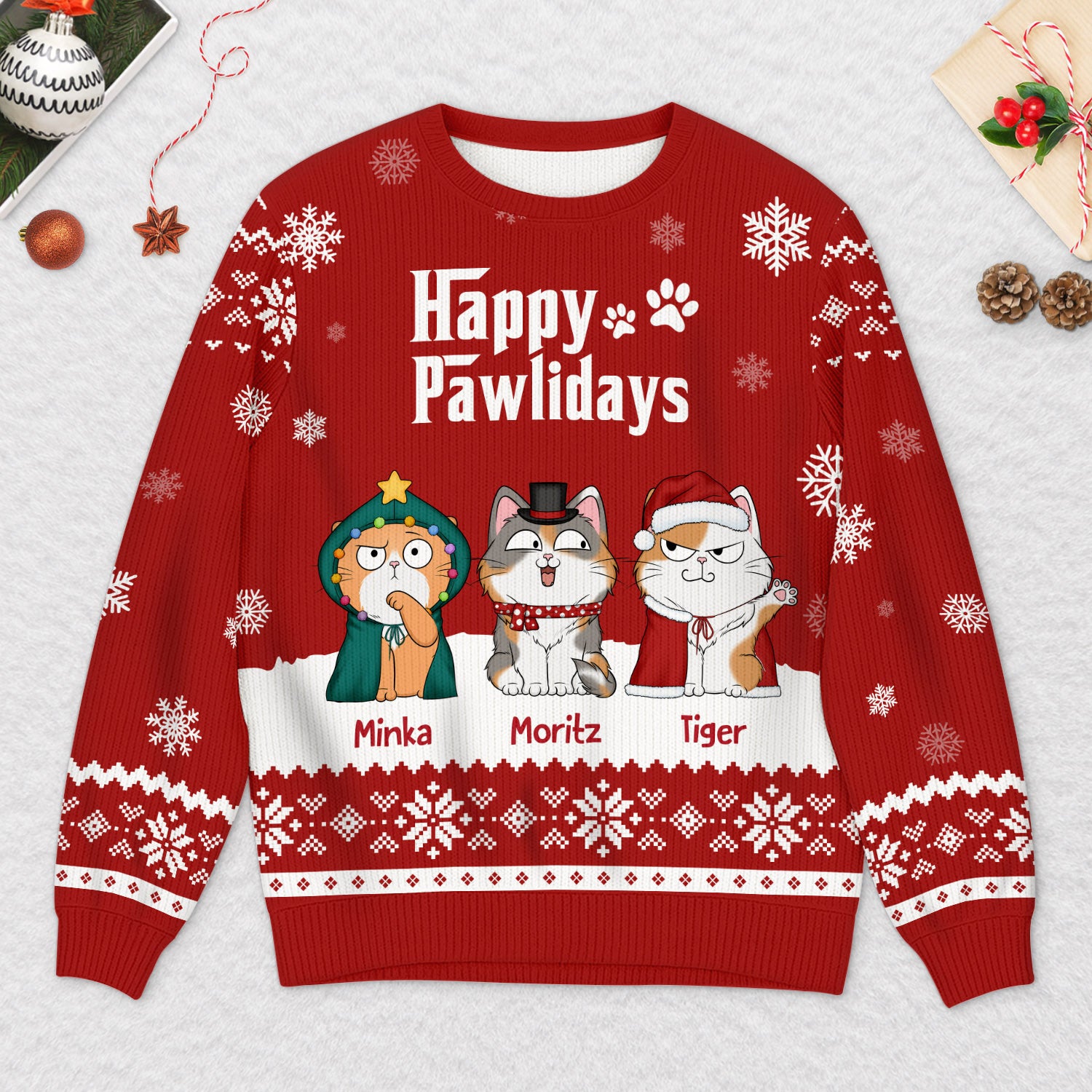 5719WGE2 diese katzenmama dieser katzenpapa weihnachtspullover katze personalisiert_ 5719W6TND