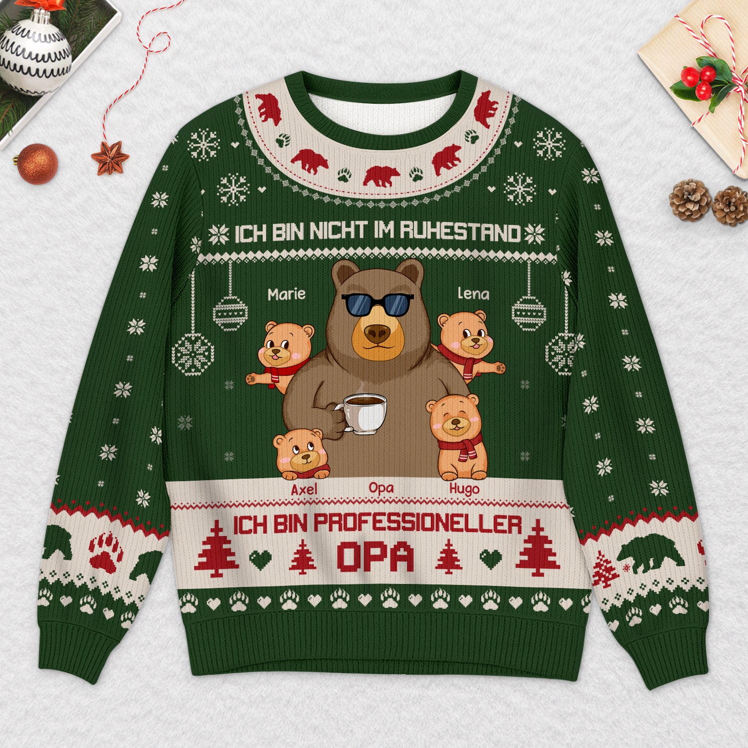 5722WGE2 ich bin nicht im ruhestand lustiger weihnachtspullover personalisiert_ rente 5722W3LZA