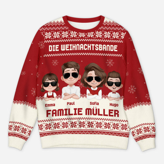 5753WGE1 die weihnachtsbande weihnachtspullover familie personalisiert_ 5753W8KMI
