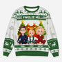 5783WGE1 die familie cartoon weihnachtspullover familie personalisiert_ 5783W8MZI