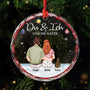 5786OGE1 du ich und die katzen personalisierter weihnachtsschmuck_ glas paare 5786OKT0D