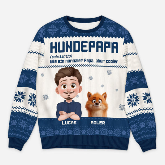 5803WGE1 hundepapa hundemama definition weihnachtspullover hund personalisiert_ 5803W3HZC