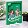5832RGE2 beste freundinnen fur immer personalisierte acryl plakette mit stander beste freunde 5832R8MAF