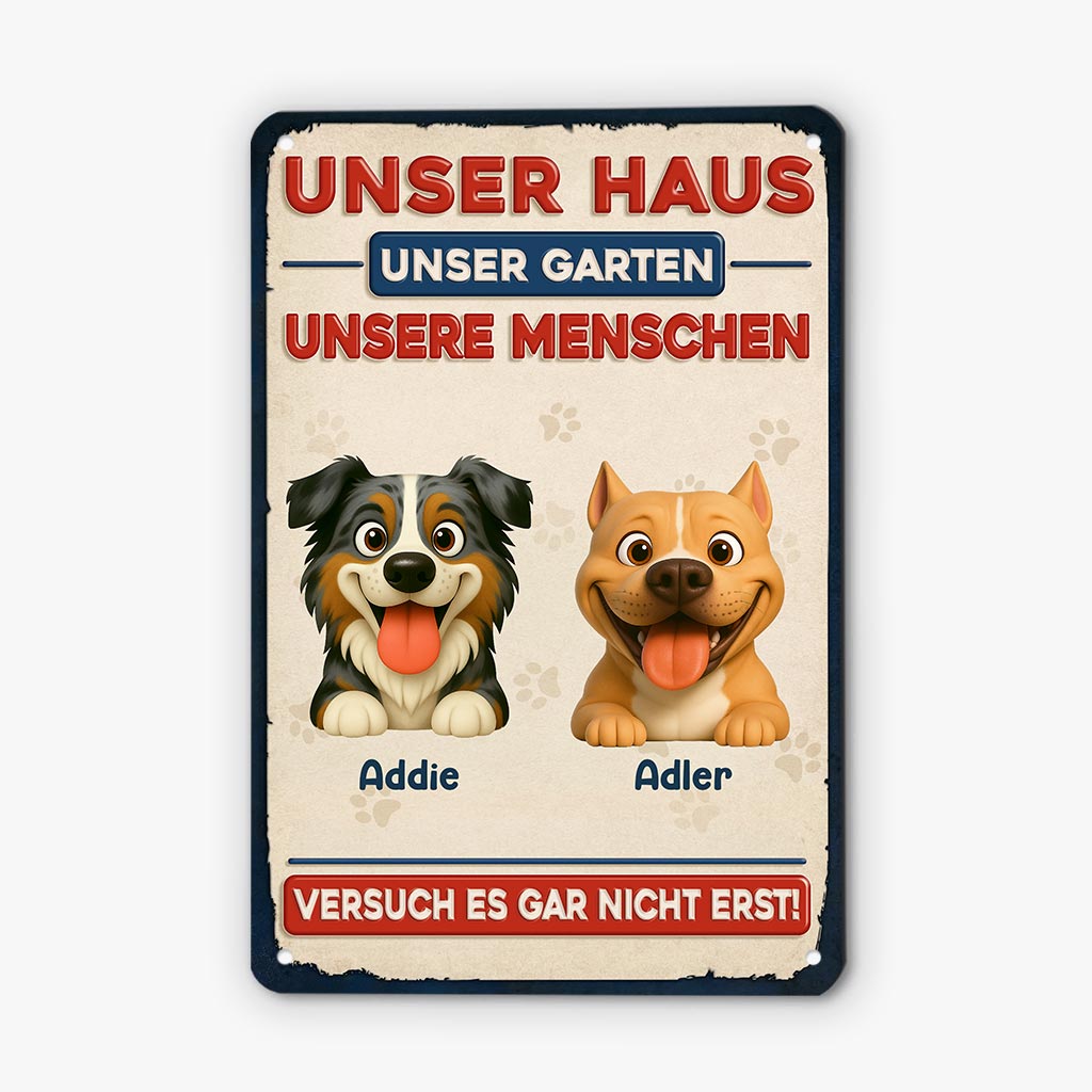 5881EGE2 mein haus mein garten meine menschen turschild hund personalisiert_ 5881E3PWC