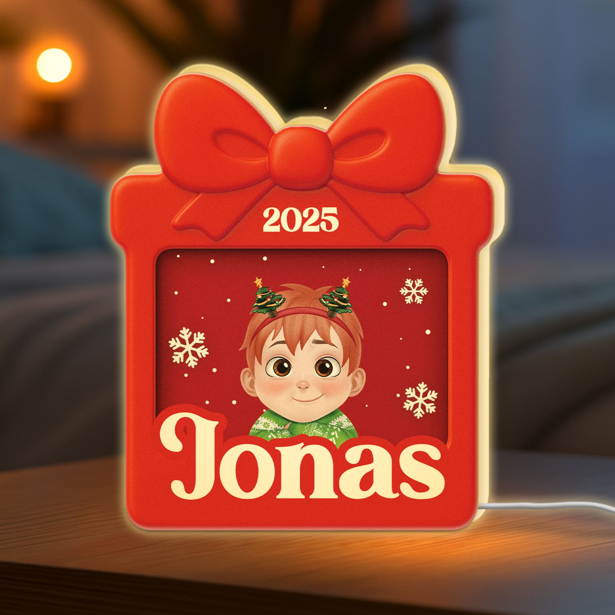 5903LGE2 3d druck effekt kleine weihnachtsgeschenke personalisierte lightbox kinder 5903lkvzk