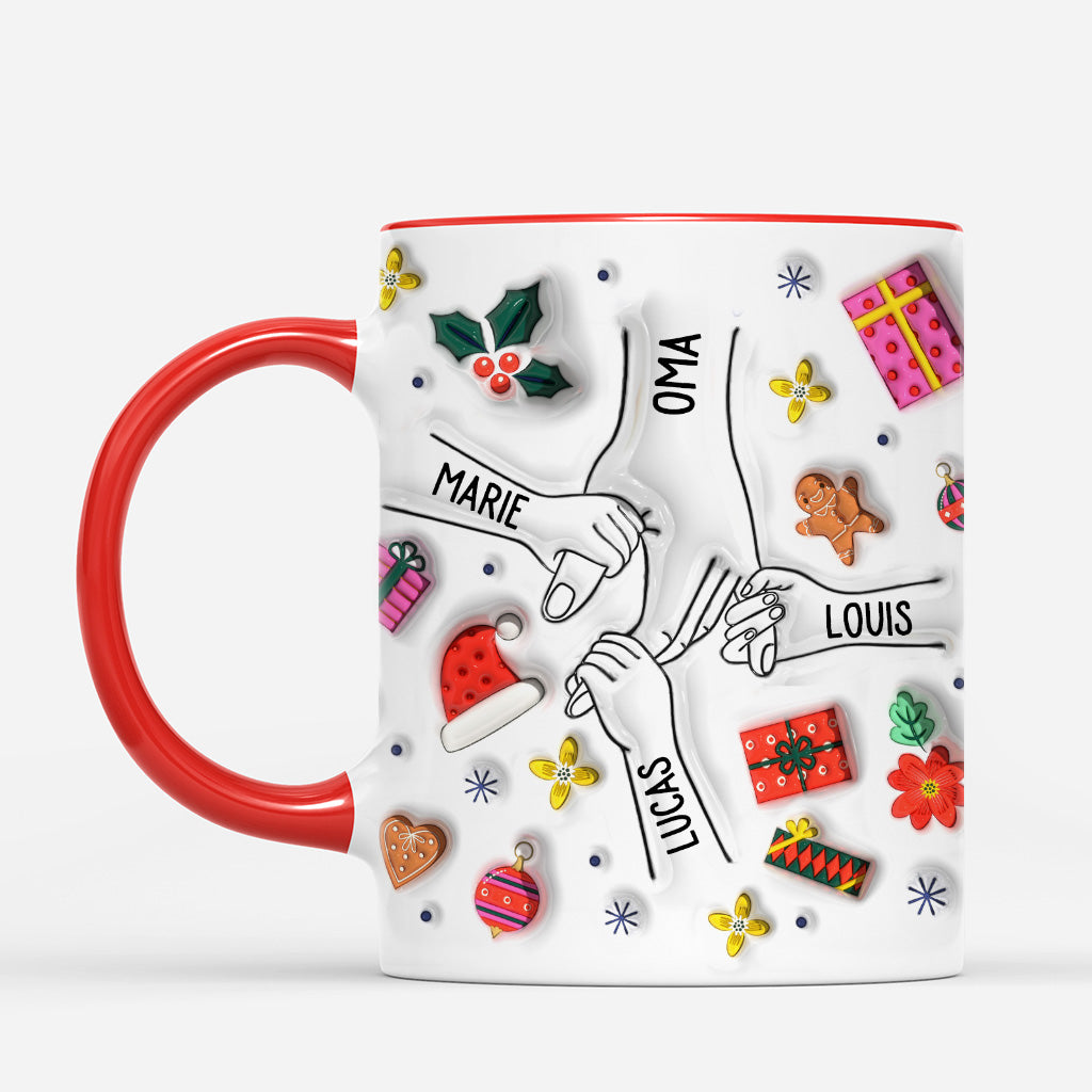 5926MGE2 3d druck effekt hand in hand weihnachtstasse personalisiert_ mama oma 5926MKZAA