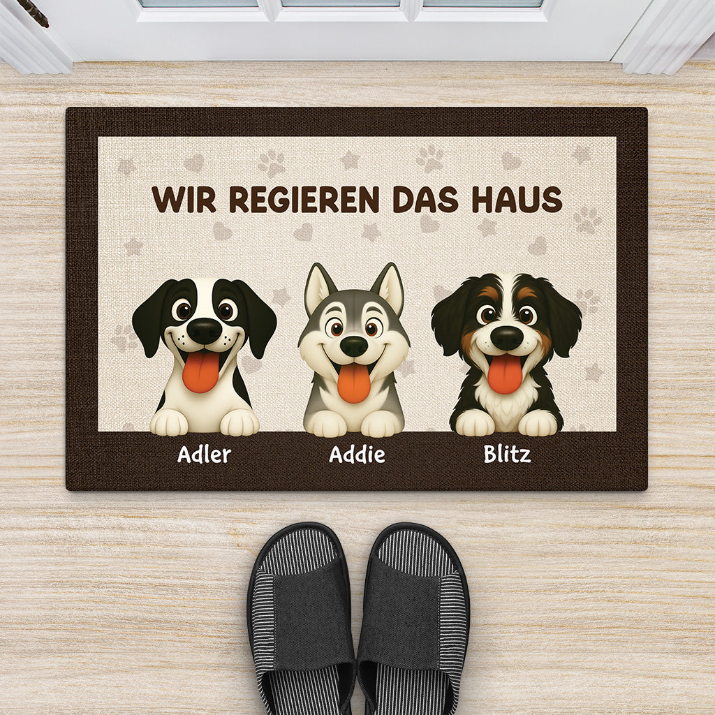 5944DGE2 besser du hast ein leckerli fussmatte personalisiert hund_ 5944DKQTC