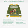 5947WGE5 offizielles schlafshirt weihnachtspullover katze personalisiert 5947WKLND