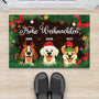 5974DGE2 merry woofmas weihnachten fussmatte personalisiert hund_ 5974DTKAC