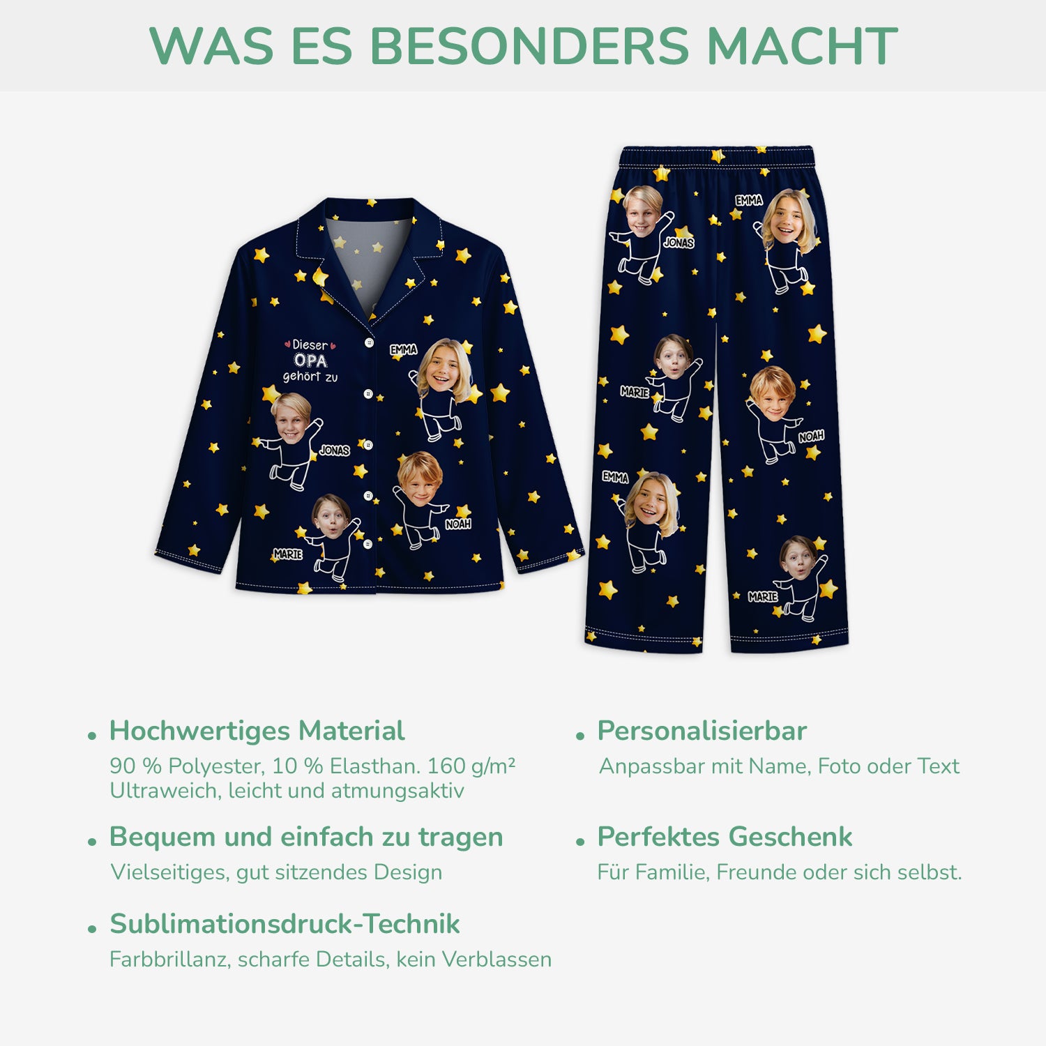 5996VGE5 diese oma dieser opa gehort zu personalisierte pyjamas opa oma mit gesicht 5996V6YNA