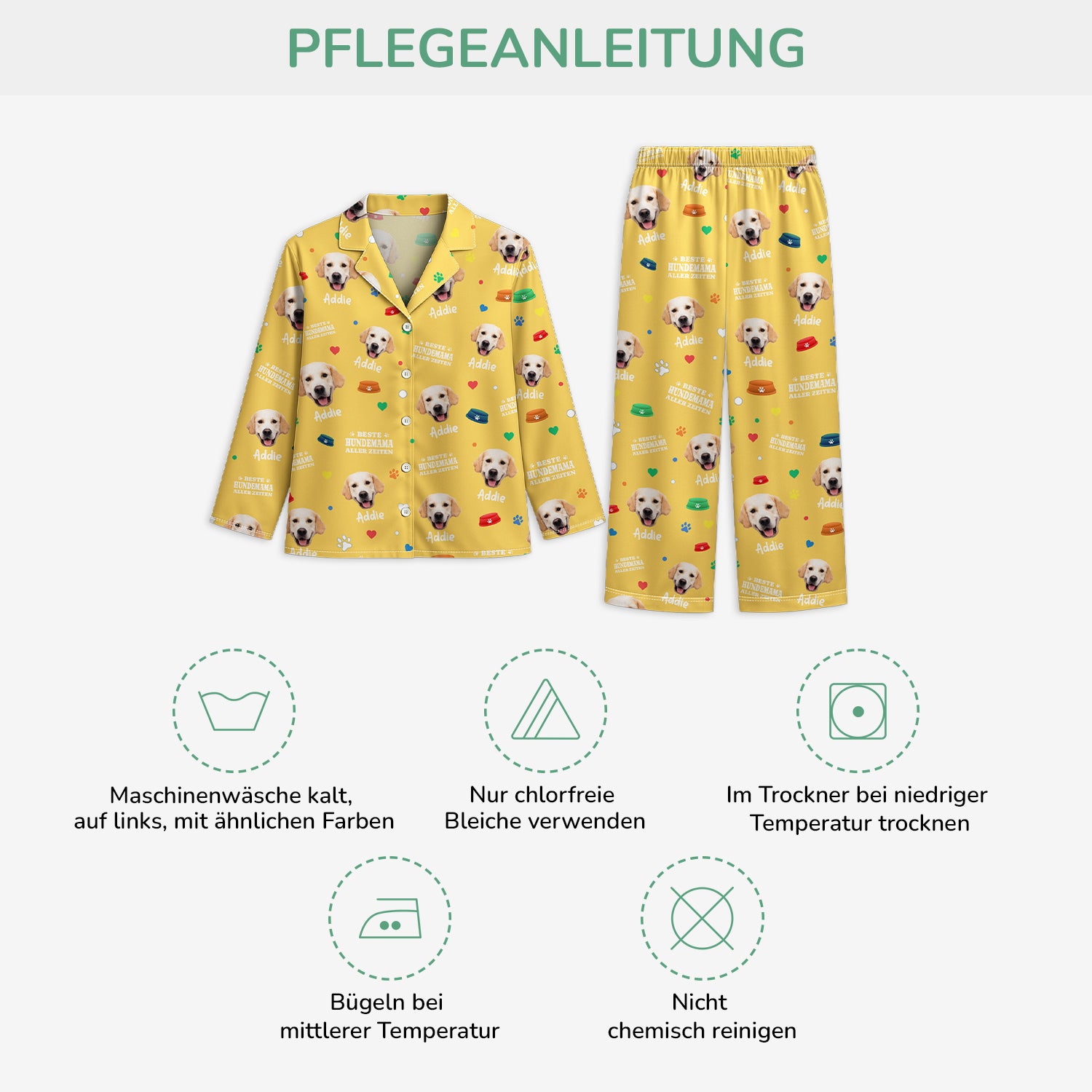 6009VGE4 beste hundemama aller zeiten personalisierte pyjama_s hund mit foto 6009V8MNC