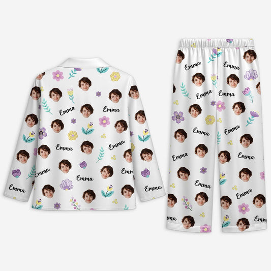 6014VGE2 blumen mit gesicht personalisierte pyjama damen_ 6014V3ZTA_5e77f7ea ede6 40ed 89bd 65e221637f75