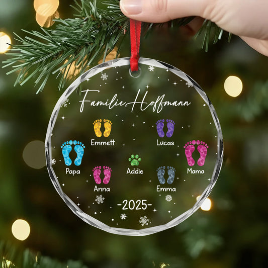 6045OGE2 die familie fussabdruck glas weihnachtsschmuck_ personalisiert 6045O3QQI
