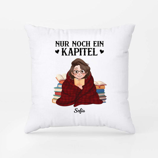 6060PGE1 nur noch ein kapitel personalisierte kissen leseratten frauen manner 6060P