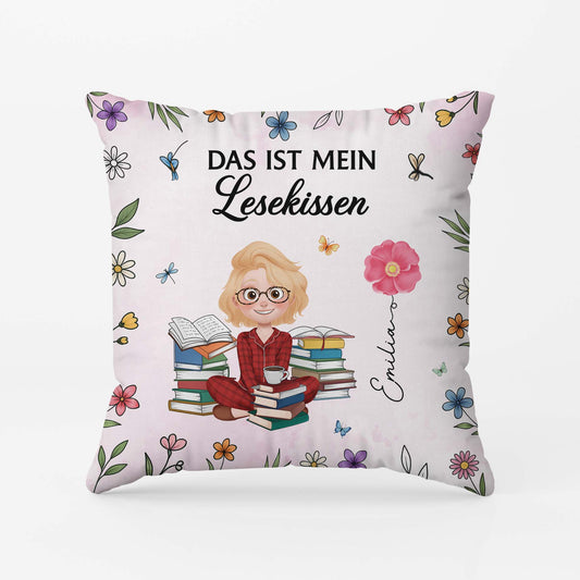 6074PGE1 das ist mein lesekissen personalisierte kissen leseratten frauen manner 6074P6TMA