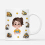 6088MGE3 das alphabet und traktor personalisierte tasse kinder 6088M3TZK
