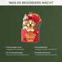 6098OGE4 3d druck effekt ich bat den weihnachtsmann um wahre freunde acryl christbaumschmuck hund personalisiert_ 6098OKLAC