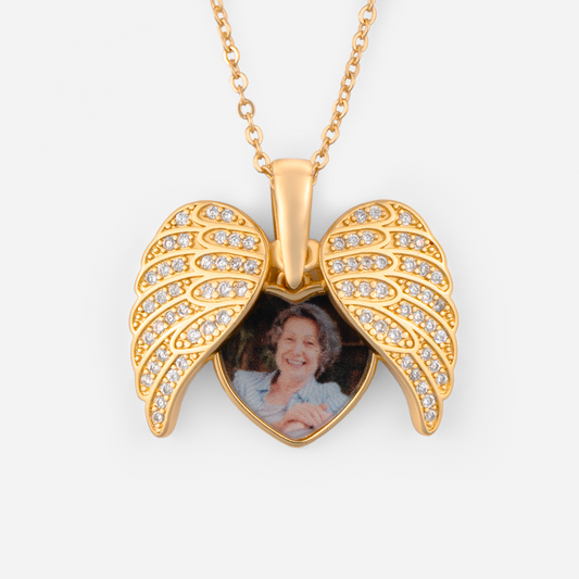 6114JGE1 herz engelsflugel personalisierte kette name_ mit foto zur erinnerung 6114J0B5A