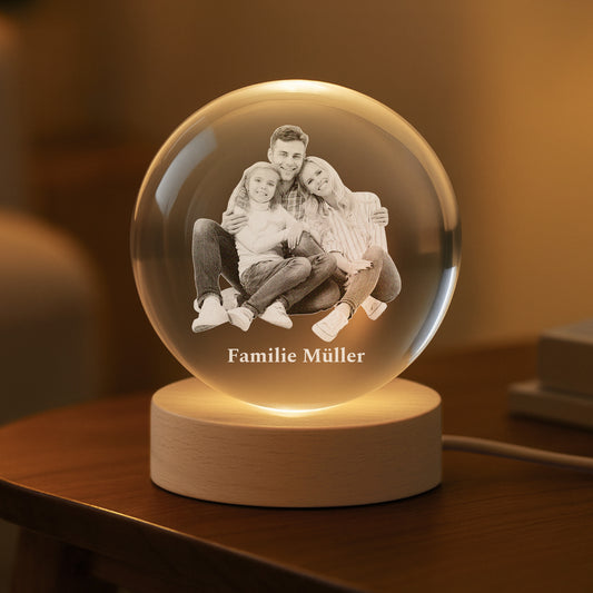 6117LGE2 kinder mit foto kristallkugel personalisiert_ familie 6117L8QTK