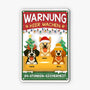 6121EGE1 bereich patrouilliert von turschild hund personalisiert_ weihnachten 6121ETYAC