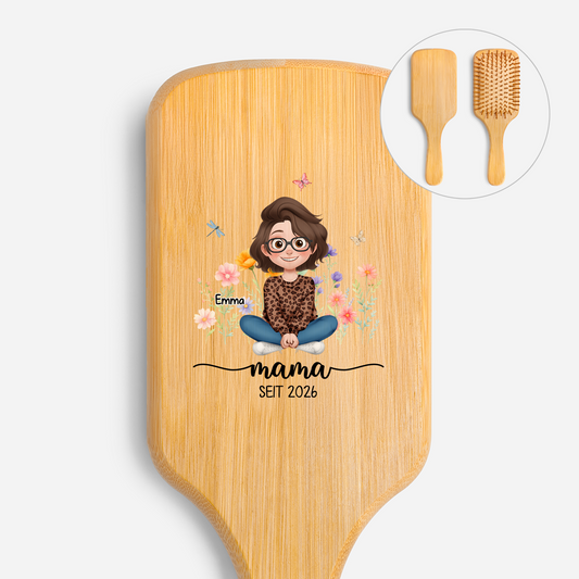 6178AGE1 mama seit blumen bambus haarburste personalisiert mamapapa 6178aq3tca_39d9abad de72 42f9 95e7 1a11ed29597d