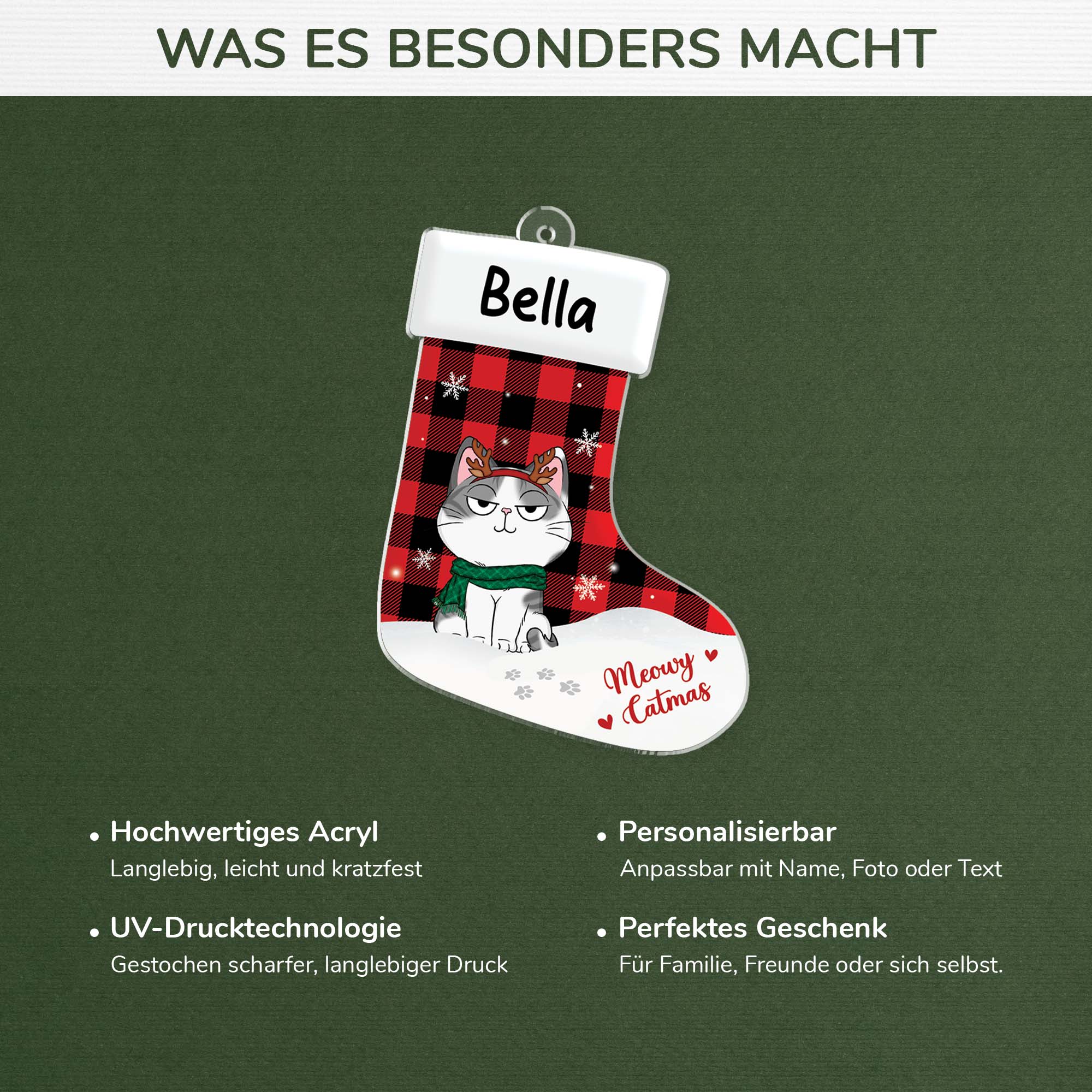 6193OGE1 meowy catmas acryl christbaumschmuck katze personalisiert_ 6193OK6AD4