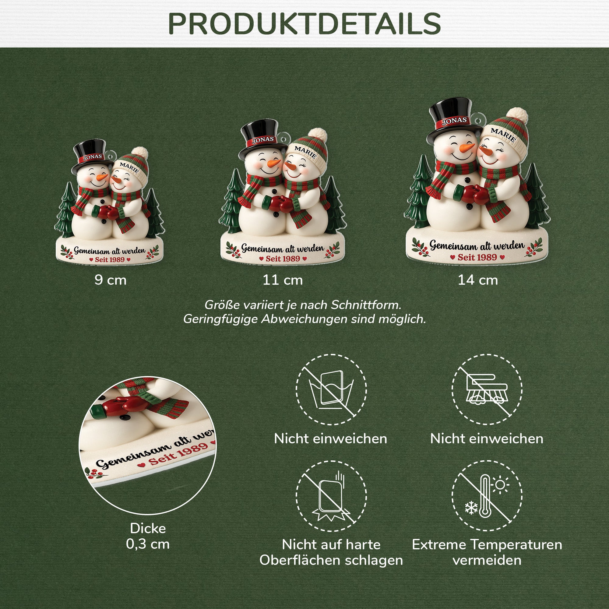 6227OGE3 3d druck effekt gemeinsam alt werden acryl weihnachtsschmuck personalisiert paar schneeman 6227O_61578caa 8294 4f0e 94ef 52860f47ad69