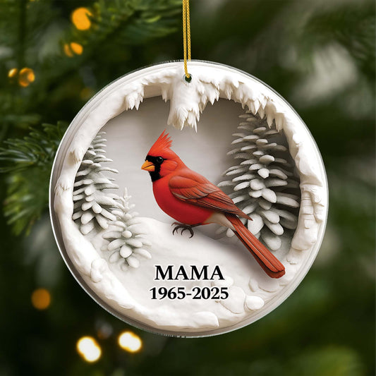 6231OGE1 3d druck effekt kardinal acryl weihnachtsschmuck personalisiert zur erinnerung 6231O8LCA_1