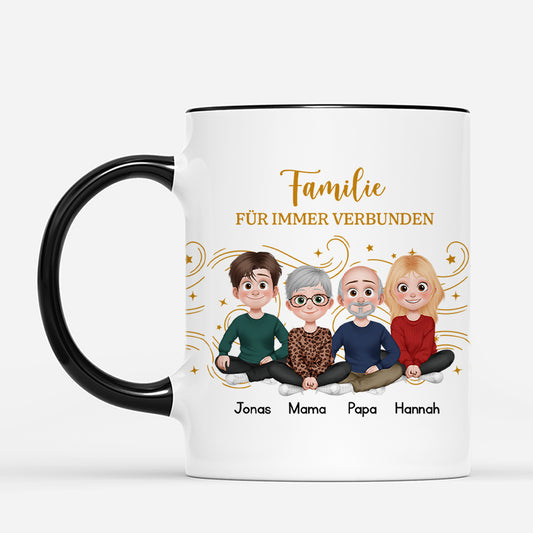 6263MGE2 geschwister fur immer verbunden personalisierte tasse familie 6263M3QME