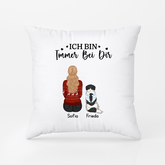 6290PGE1 ich bin immer bei dir personalisierte trauergeschenke  kissen hund  katze 6290p3fmc