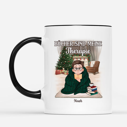 6348MGE2 bucher sind meine therapie personalisierte weihnachtstasse_ leseratten manner frauen 6348MKT5A