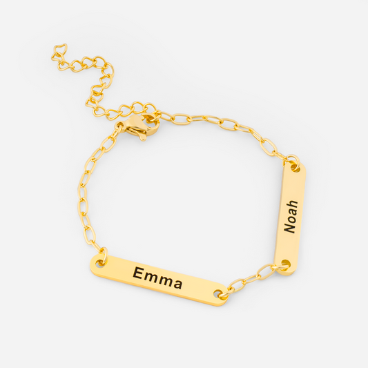 6361JGE1 namensschilder personalisiertes armband damen_ manner 6361J0Q5A