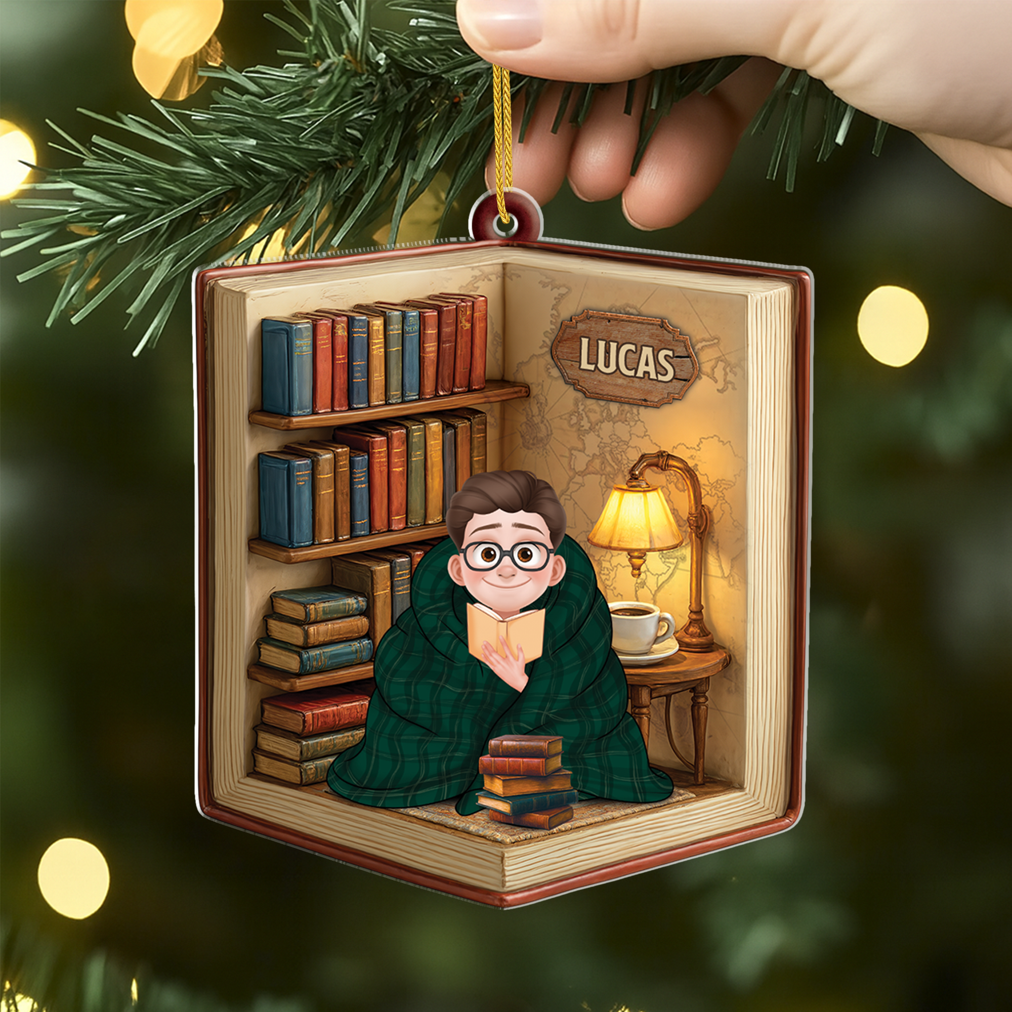 6377OGE2 das grosse buch personalisierte acryl ornamente_ leseratten_ frauen manner 6377O6T5A