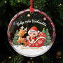 6409OGE1 babys erstes weihnachten glas weihnachtsschmuck_ personalisiert zur geburt rentierschlitten 6409O3L0K