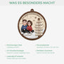 6462OGE4 das jahr unseres besuchs personalisierte 1 schicht holz ornamente paar weihnachten reise 6462O3QZG
