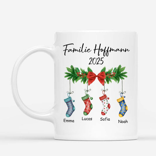 6497MGE1 die familie weihnachtsstrumpf weihnachtstasse personalisiert 6497M3KZI
