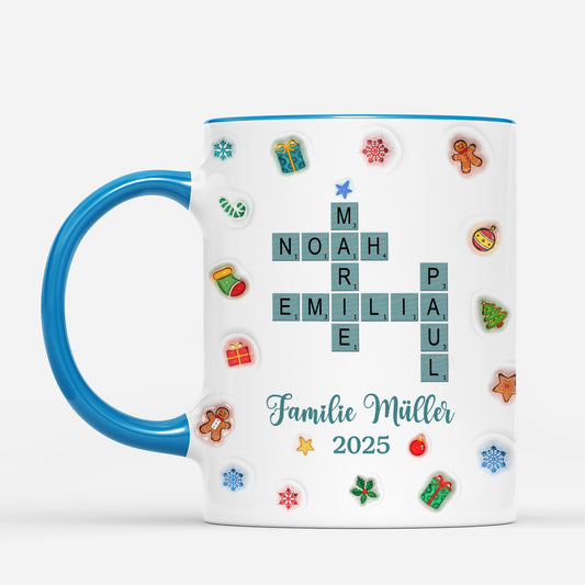 6524MGE2 die familie weihnachtstasse kreuzwortratsel personalisiert 6524M8PMI