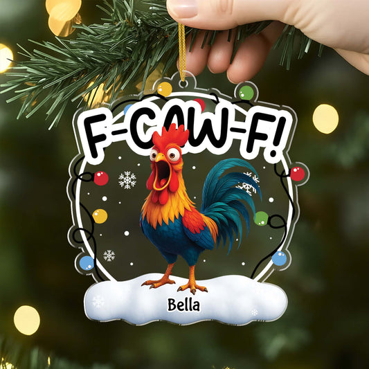 6549OGE2 f caw f lustiger acryl weihnachtsschmuck_ personalisiert manner_ frauen 6549O6MTA