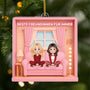 6585OGE1 3d druck effekt bff acryl weihnachtsschmuck_ personalisiert beste freundin 6585OKQAF