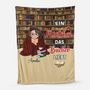 6595BGE1 einfach ein madchen das bucher liebt kuscheldecke personalisiert_ fur_ leseratten_ frauen manner 6595BTT5A