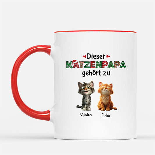 6605MGE2 diese katzenmama gehort zu weihnachts katzen tasse personalisiert_ 6605MKV5D