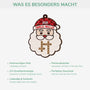 6609OGE4 die familie weihnachtsmann personalisierte kreuzwortratsel 1 schicht holz ornamente 6609OTPMI
