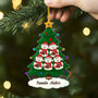 6632OGE2 tannenbaum schneemann acryl weihnachtsschmuck_ personalisiert familie 6632o3twi